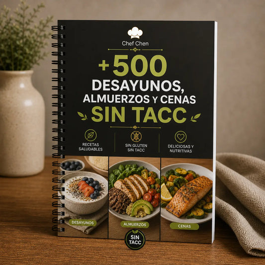 +500 Recetas Antiinflamatorias Sin Azucar Sin Gluten